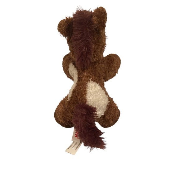 AURORA Brown and White Plush Horse Mini Flopsie 7” - Picture 5 of 10